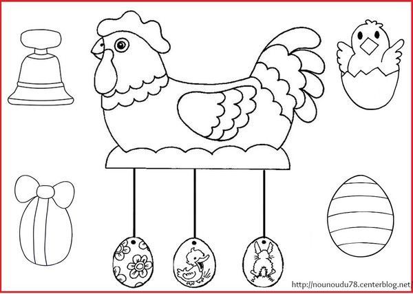 coloriages paques