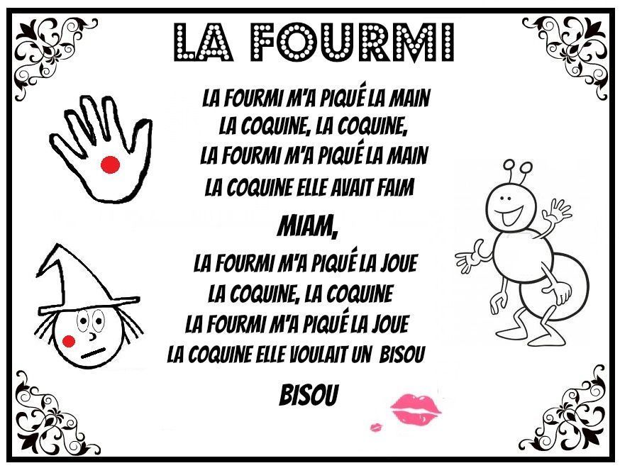 La Fourmi M A Pique La Main La Fourmi Ma Piqué La Main Parole | AUTOMASITES